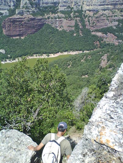 Bajando al collado previo al Puig de la Força 
