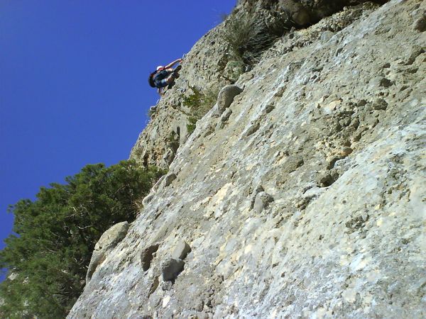 La ferrata sube directa 
