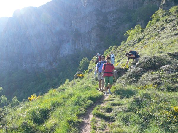 De vuelta a la altura del Puig del Sol dejamos atrás la canal Fosca 