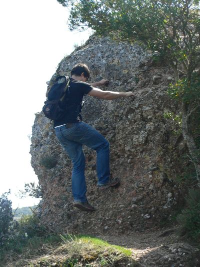Subiendo el segundo tramo - de 6 mini grapas - 