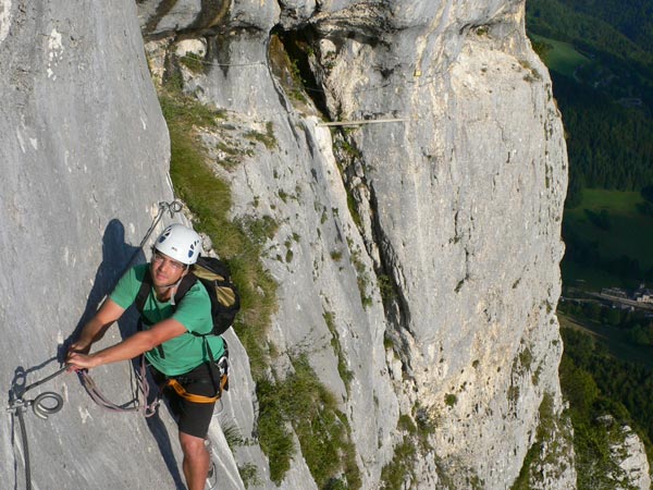 Parte superior de la vía 