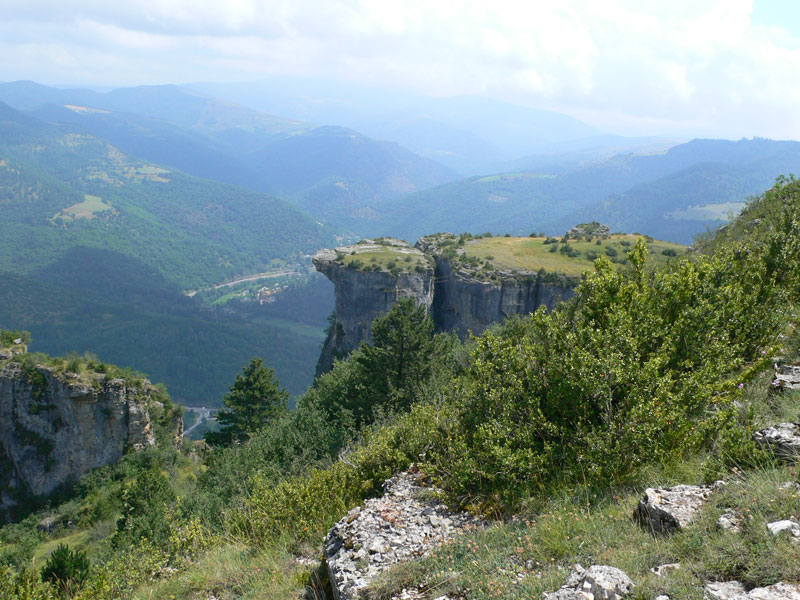 El pilar de Rochefort techo final de la vía ferrata 