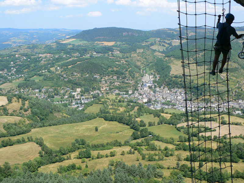 Vistas a la Canourgue desde la red 