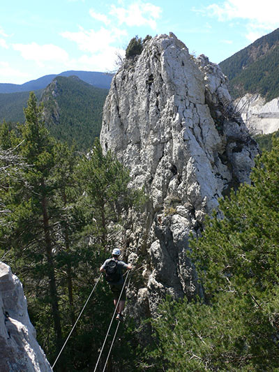 Otra vista del puente tibetano 