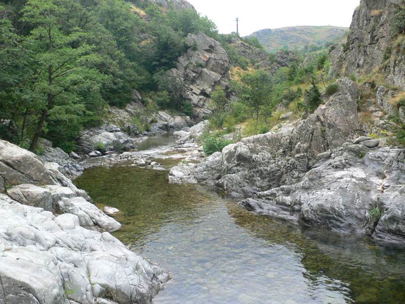 Vista atrás en Le Tarnon 