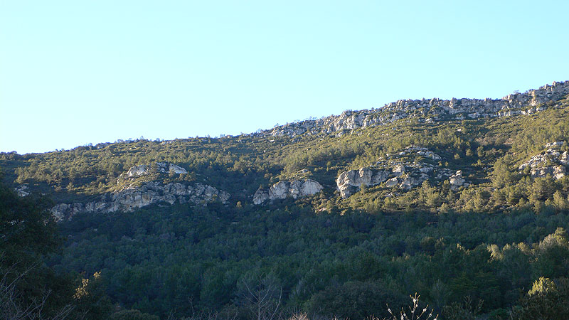 Panorámica general del risco 