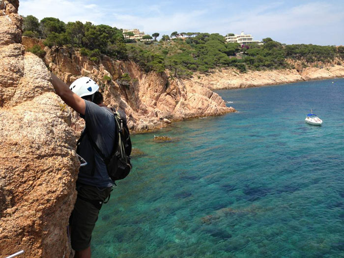 Flanqueo en busca de la Cala Alga 
