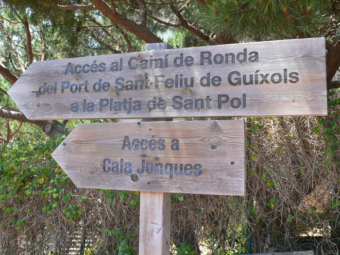 Indicador Camí de Ronda en la aproximación 