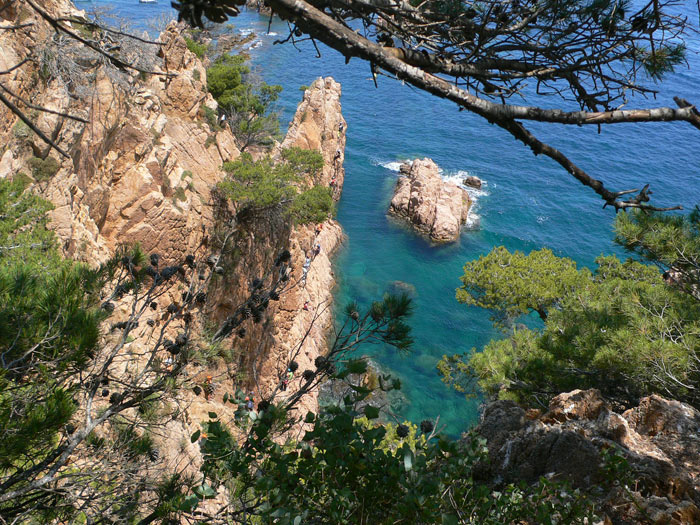 Vista del espolón desplomado 