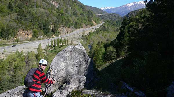 Vía ferrata fácil buena para iniciarse 