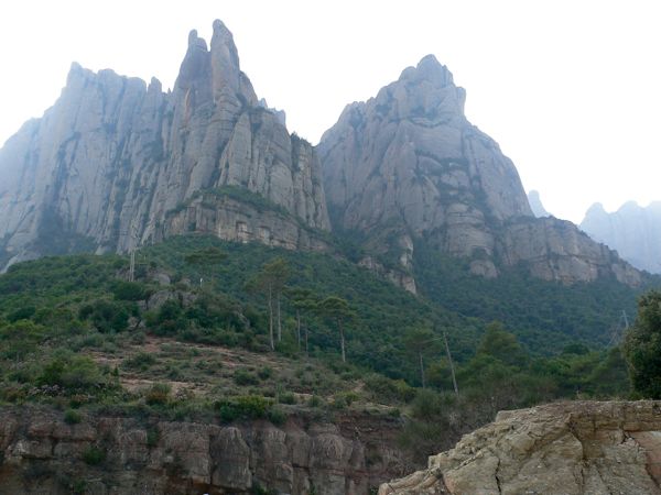Vista de la canal de Sant Jeroni 