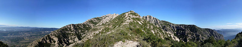 Panorámica desde el Coll de les Garrigoses 
