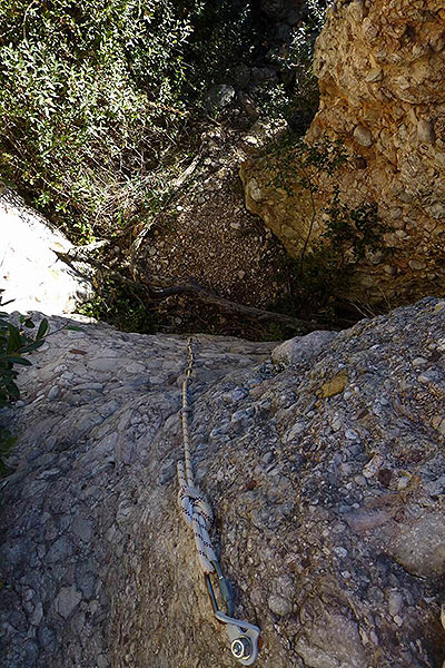 Primeros resaltes de bajada 