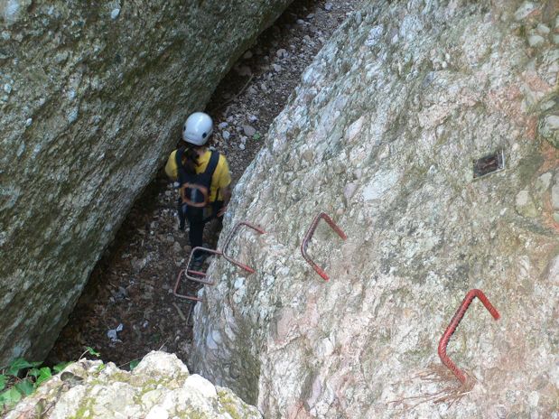 Vista del paso desde arriba 