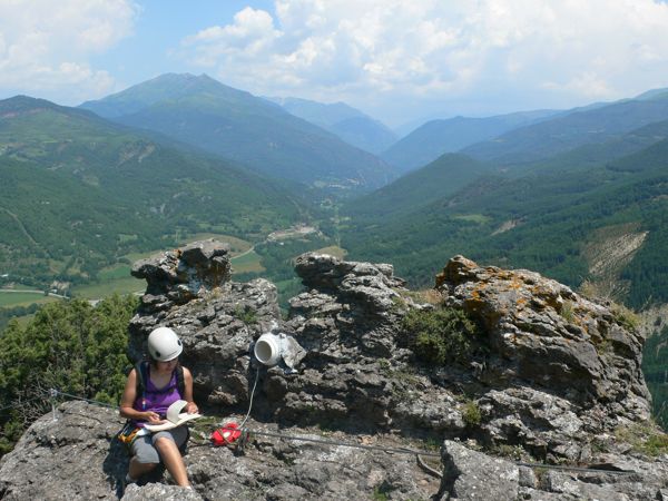 Vistas al valle de Boí desde la cima de la ferrata 