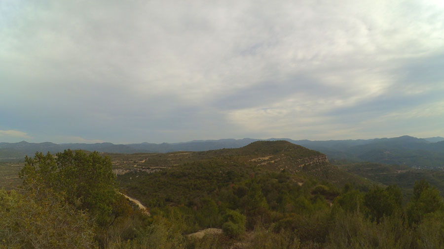 Vistas a la cima del Turó de l
