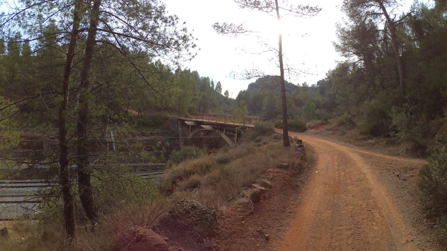 Cruzamos las vías de tren 