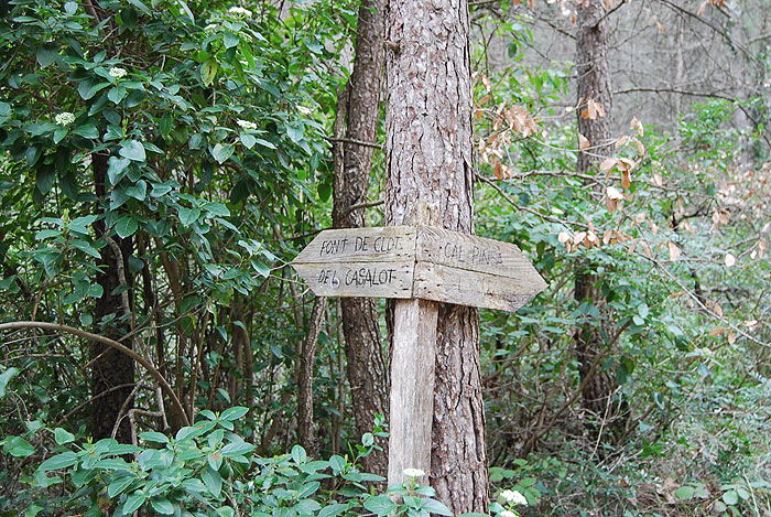 Desvío Font de Clot del Casalot | Cal Pinsà  