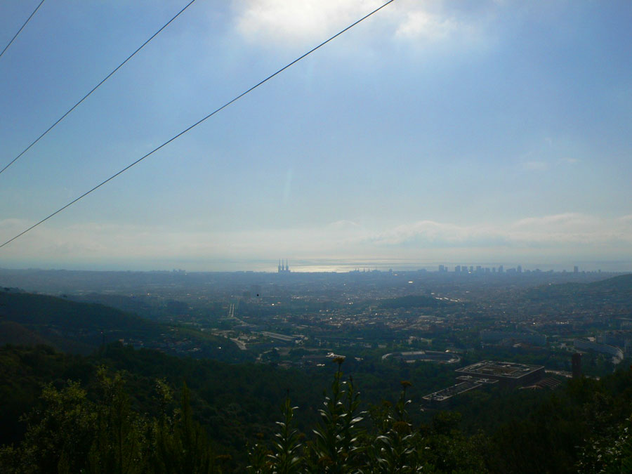 Vistas a Barcelona desde el Castell Fortí 