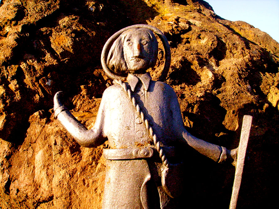 Figura en la Ermita de Santa Margarida 