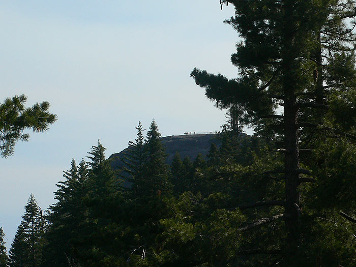 La punta Moro Rock a la vista 