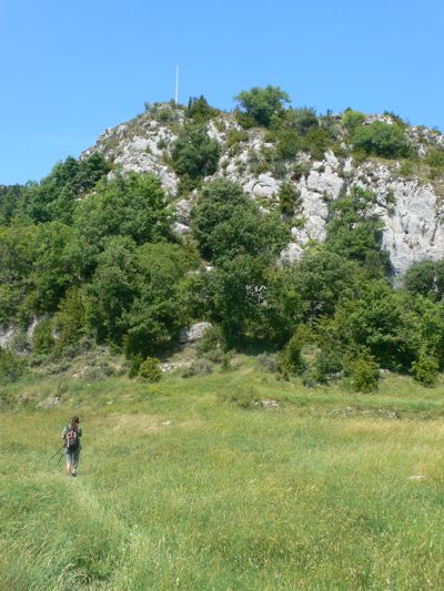 En los prados al pie del Castell de Lillet 