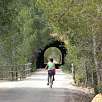 Al final de la ruta entraremos en el Congosto del río Canaleta / Ruta en Bici Vía Verde del Baix Ebre 
