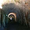 Túnel iluminado / Ruta en Bici Via Verde des Graves 