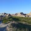 Llegamos al parking / Ruta a pie Badlands | Notch Trail 