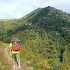 Dura subida hacia el Coll de Jos / Ruta a pie Camí dels Bons Homes 