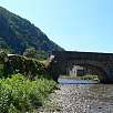 Cruzamos el río Oriège / Ruta a pie Camí dels Bons Homes 