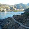 Vista atrás hacia Portbou / Ruta a pie Ronda de Portbou 