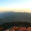 Vista desde la cima hacia el valle de la Orotava / Ruta a pie El Teide 