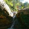 El Gorg de l Olla desde abajo / Ruta a pie Torrente de la Cabana 