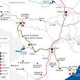 Croquis de la ruta 