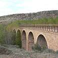Día 1: Puente que nos lleva a la estación de Teruel 