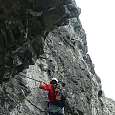 La ferrata sube vertical 