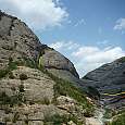 Acceso a la Canal del Magi desde el camino 