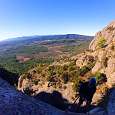 Vista desde lo alto de la zona de grapas de plástico 
