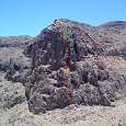 Sectores de la vía ferrata Jesús Beitia 