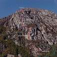 Croquis oficial de la vía ferrata 
