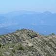 Vista del Puig dels Llops desde el Puigsacalm 