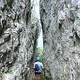Inicio de la vía ferrata 