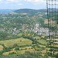 Vistas a la Canourgue desde la red 