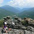Vistas al valle de Boí desde la cima de la ferrata 