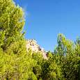 Vista de la vía desde la aproximación 