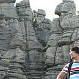 Típicas formas cartón piedra del Torcal 