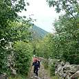 Camino embarrado hasta Can Jan de la Llosa 