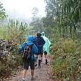 Empieza a llover -algo habitual en esta región 