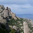 Vista a la zona de Tebaida desde el camí nou de Sant Jeroni 